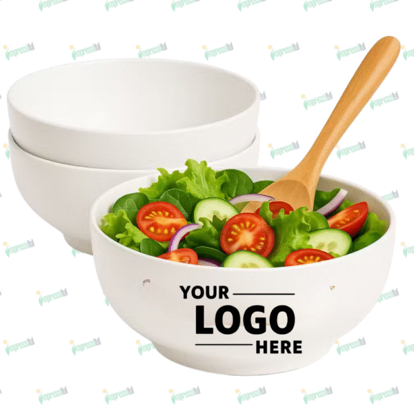 Set of 2 Ceramic Serving Bowls – Elegant Multi-Purpose Tableware by Impressiful