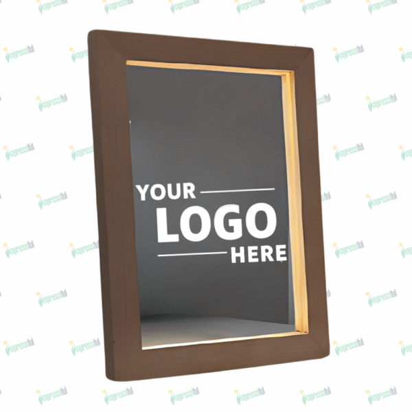GLOW Wooden Photo Frame – Premium Light-Up Display for Photos & Memories | Impressiful