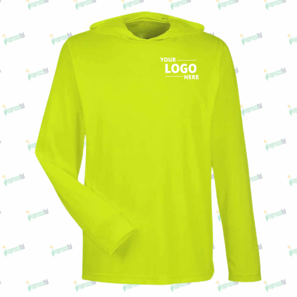 Blue Generation BLU-X-DRI Hooded Long Sleeve Performance Shirt