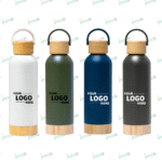Bamboo Flow Bottle – Eco-Friendly Stainless Steel & Bamboo Water Bottle | Impressiful