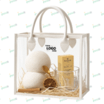Transparent Chic Tote Bag – Elegant, Durable & Customizable Clear Tote for Everyday Style