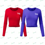 Long Sleeve Crop Top Activewear | Performance Workout Top by Impressiful