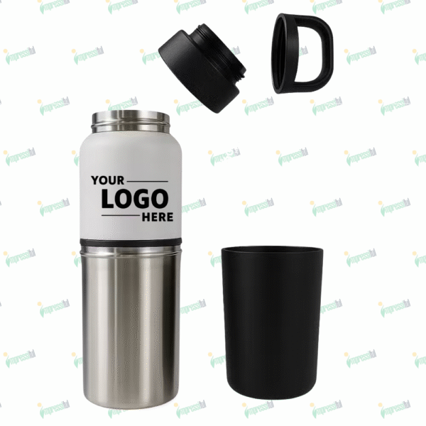 TeaTrek Insulated Tea Bottle with Detachable Cup