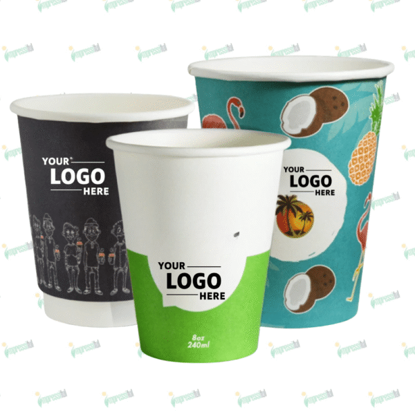 Single Wall Paper Cup – Custom Printed Eco-Friendly Drink Cup by Impressiful