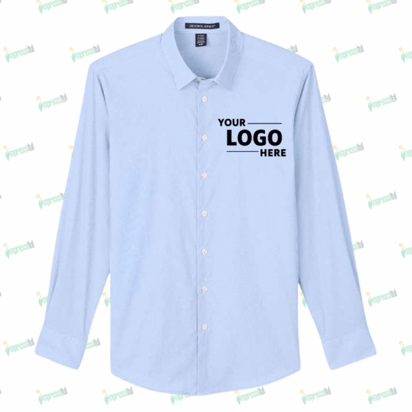 Devon & Jones CrownLux Microstripe Performance Dress Shirt