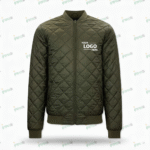 Vantage Everett Diamond Quilted Bomber Jacket
