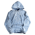 Vintage Denim Hoodie – Classic Denim Jacket with Hoodie for Casual Streetwear | Impressiful - Image 3
