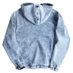 Vintage Denim Hoodie – Classic Denim Jacket with Hoodie for Casual Streetwear | Impressiful - Image 5