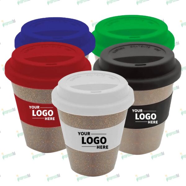 Eco-Friendly Bamboo Fiber Cups | Sustainable Reusable Drinkware by Impressiful