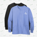 Wink WorkFlex Snap-Front Scrub Jacket