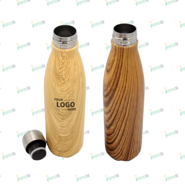 Wood Print Stainless Steel Bottle