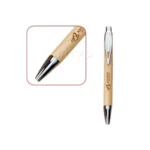 Wooden Action Pen & Keychain Gift Set - Image 3
