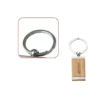Wooden Action Pen & Keychain Gift Set - Image 4