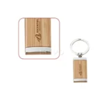 Wooden Action Pen & Keychain Gift Set - Image 6
