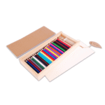 Wooden Drawing Set – Premium Artist Sketching & Coloring Kit in Wooden Case | Impressiful - Image 3