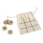 Wooden Tic-Tac-Toe Set – Classic Tabletop Game in Wooden Box | Impressiful - Image 3
