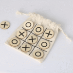 Wooden Tic-Tac-Toe Set – Classic Tabletop Game in Wooden Box | Impressiful - Image 4