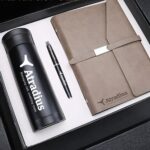 Corporate Notebook, Pen & Thermos Gift Set - Image 5