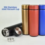 A5 Size PU Leather Diary & Pen Set with Vaccum Bottle - Image 3