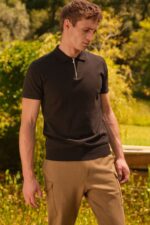 Zipper Polo Shirt - Image 2