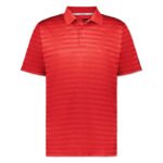 Russell Athletic Sideline Jacquard Stripe Performance Polo - Image 5