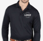 Blue Generation BLU-X-DRI Avenger Long Sleeve Performance Polo - Embroidered - Image 5