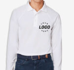 Harriton Charge Snag and Soil Protect Long Sleeve Performance Pique Polo - Image 6