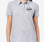 North End Women's Eclipse Jacquard Performance Polo - Image 6