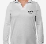 Devon & Jones Women's CrownLux Long Sleeve Performance Polo - Image 5