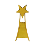 Blitz Gold Star Award – Elegant Customizable Trophy for Corporate Recognition & Excellence - Image 2