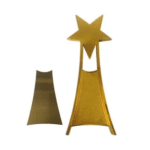 Blitz Gold Star Award – Elegant Customizable Trophy for Corporate Recognition & Excellence - Image 3