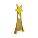 Blitz Gold Star Award – Elegant Customizable Trophy for Corporate Recognition & Excellence - Image 4