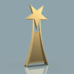 Blitz Gold Star Award – Elegant Customizable Trophy for Corporate Recognition & Excellence - Image 5