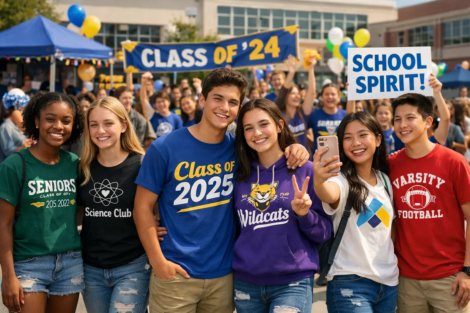 Custom T-Shirt Ideas for Schools and Universities