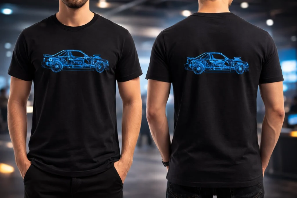 Schematic or Blueprint Art T-shirts