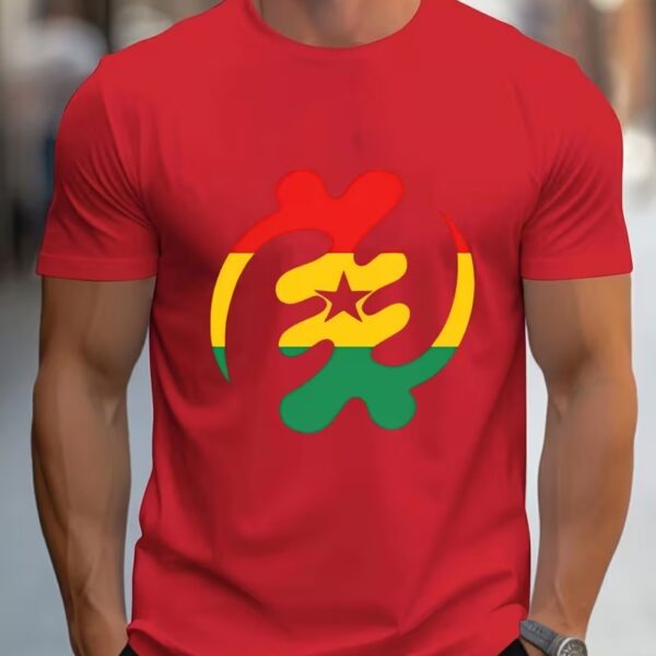 Cashual Cotton Shirt-Ghana Colours