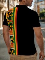 Ghana National Colors and a blend of Kente-Shirt - Image 3