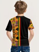 Ghana National Colors and a blend of Kente-Shirt - Image 5