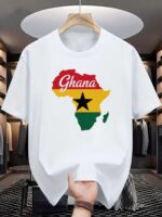 Ghana Map Premium Cotton Shirt - Image 2