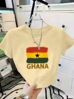 High Chic Crop top with Ghana colours - Image 4