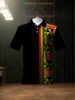 Ghana National Colors and a blend of Kente-Shirt - Image 10