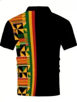 Ghana National Colors and a blend of Kente-Shirt - Image 11