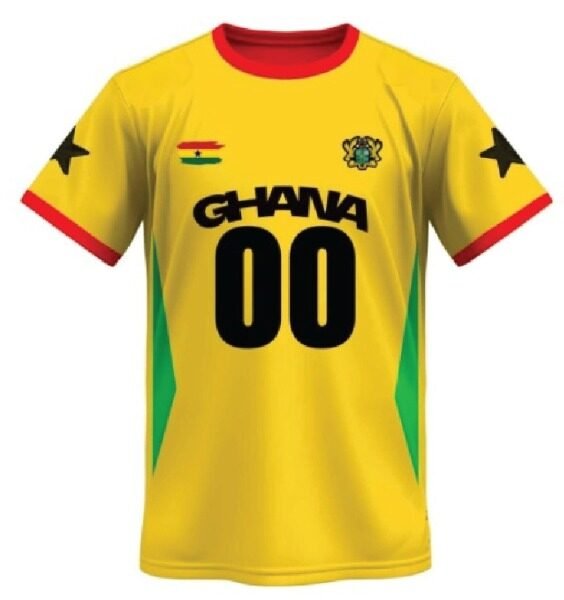 Ghana Black Star Graphic Performance Tee – Men's