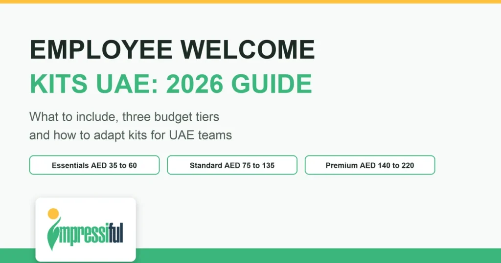 Employee welcome kits UAE guide: what to include and three budget tiers